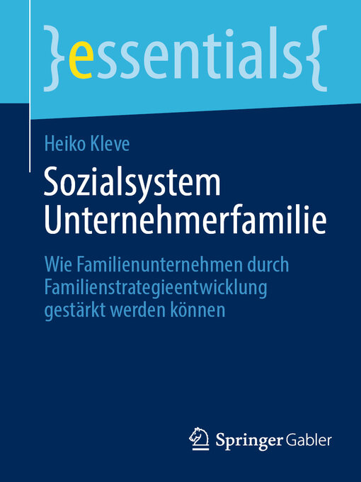 Title details for Sozialsystem Unternehmerfamilie by Heiko Kleve - Available